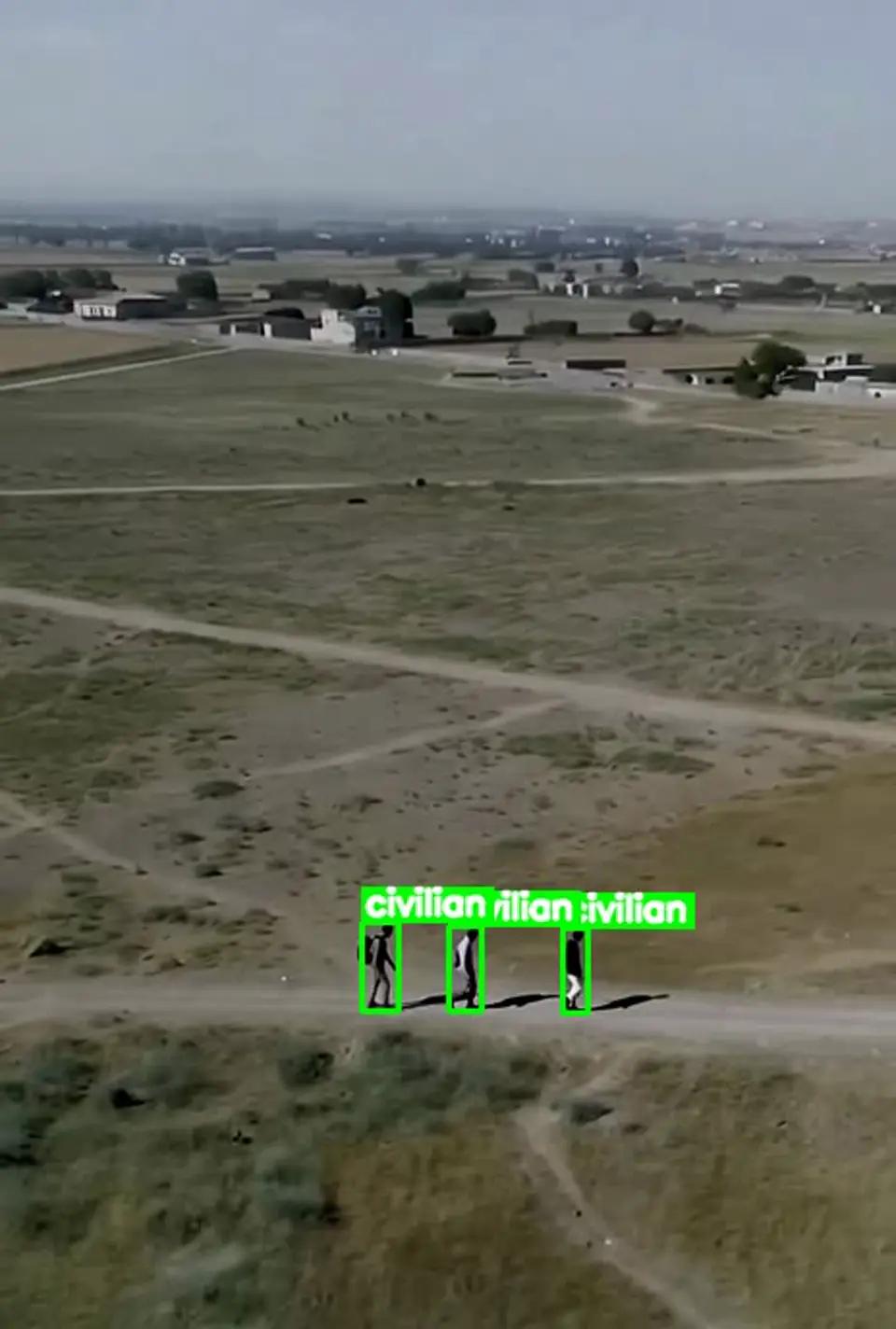 Poster frame: Drone detection of armed people among civilians